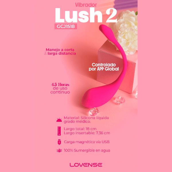 Lovense Lush 2 Original - Garantía 1 año - Imagen 4